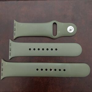 Apple Brand Apple Watch Silicon Sport Band, green